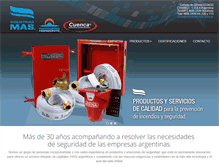 Tablet Screenshot of industrias-mas.com.ar